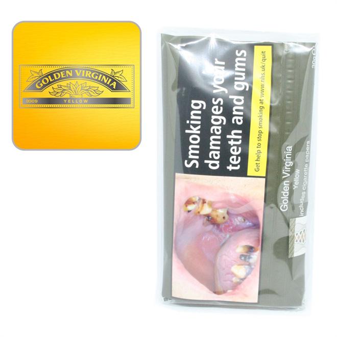 50g hand rolling tobacco pouch size example