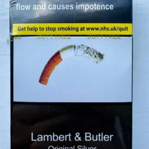 Lambert & Butler Original Silver Cigarettes 20 Pack x 10 Packs UK Version