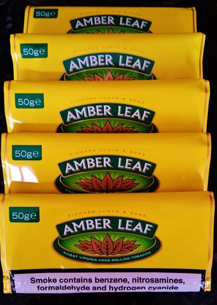 Amber Leaf Original 50g pouch barcode seal and batch code check